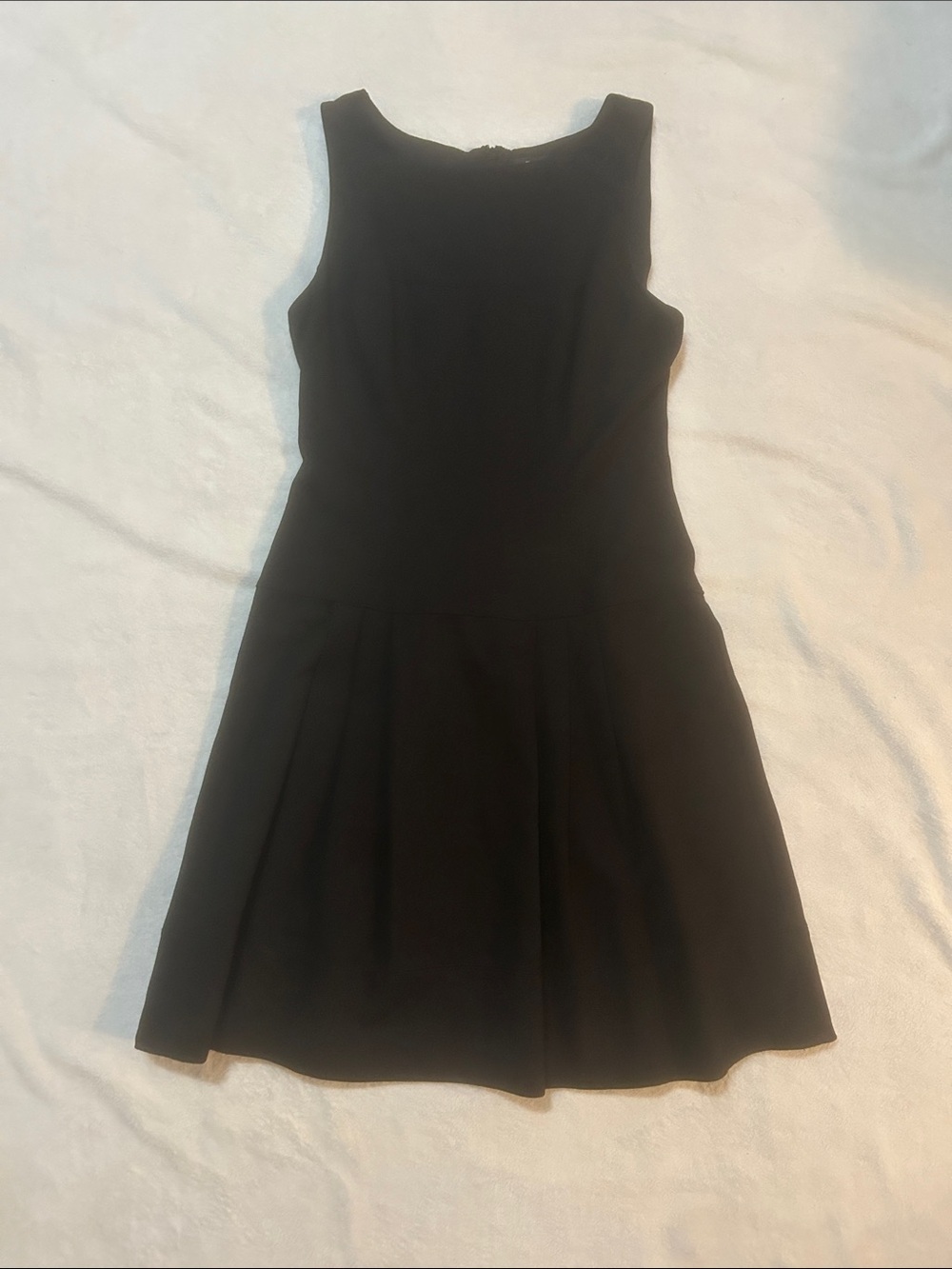 White House Black Market Women’s Dress Black Sleeveless Fit and Flare - Size 6